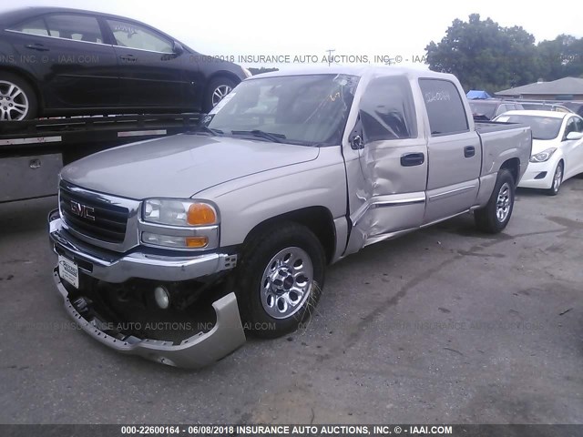 2GTEC13T951167798 - 2005 GMC NEW SIERRA C1500 SILVER photo 2