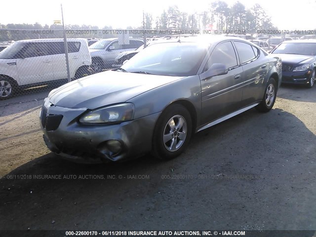 2G2WS522451221715 - 2005 PONTIAC GRAND PRIX GT GRAY photo 2