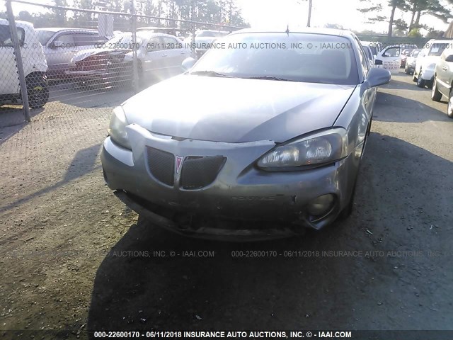 2G2WS522451221715 - 2005 PONTIAC GRAND PRIX GT GRAY photo 6