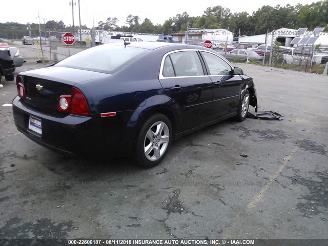 1G1ZB5E15BF264694 - 2011 CHEVROLET MALIBU LS ლურჯი ფოტო 4