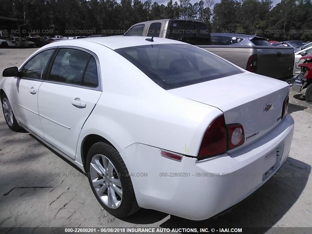 1G1ZD5E04AF324822 - 2010 CHEVROLET MALIBU 2LT WHITE photo 3