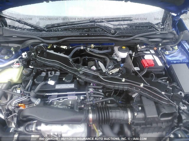 SHHFK7H98HU231322 - 2017 HONDA CIVIC SPORT TOURING BLUE photo 10