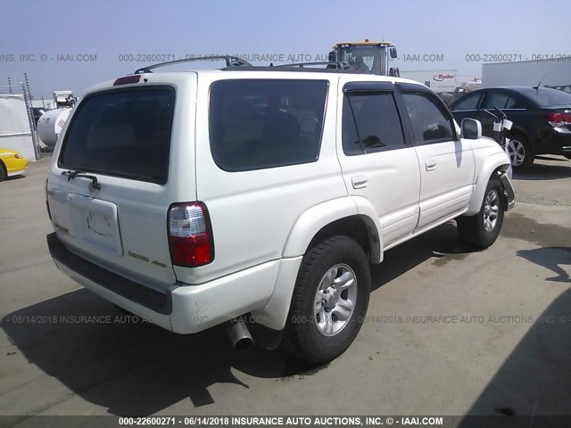 JT3HN87R329067203 - 2002 TOYOTA 4RUNNER LIMITED WHITE photo 4