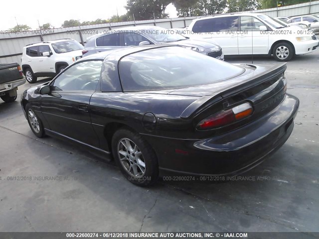 2G1FP22G922161355 - 2002 CHEVROLET CAMARO Z28 BLACK photo 3