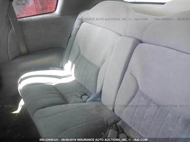 2G1WW12M5X9195567 - 1999 CHEVROLET MONTE CARLO LS წითელი ფოტო 8