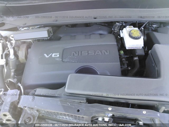 5N1DR2MN9HC690426 - 2017 NISSAN PATHFINDER S/SV/SL/PLATINUM 白色 照片 10