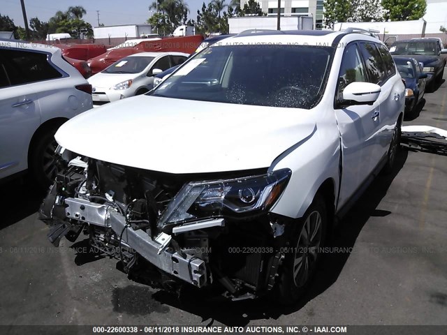 5N1DR2MN9HC690426 - 2017 NISSAN PATHFINDER S/SV/SL/PLATINUM 白色 照片 2
