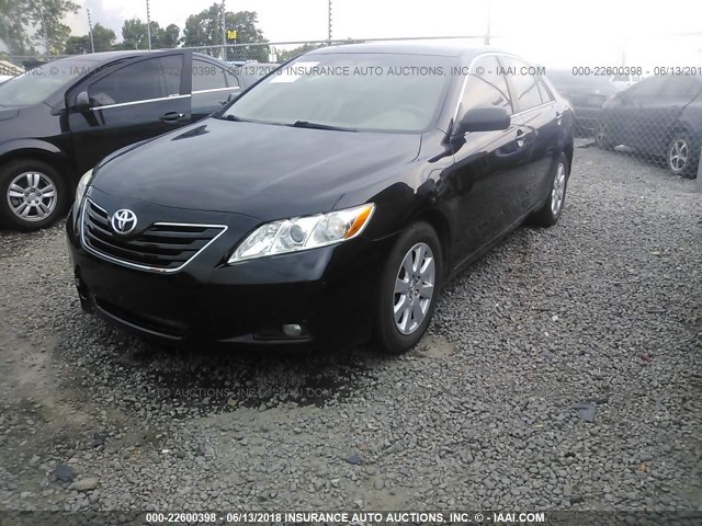 JTNBE46K473023537 - 2007 TOYOTA CAMRY NEW GENERAT CE/LE/XLE/SE BLACK photo 2
