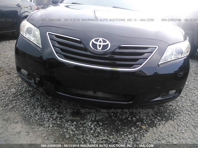 JTNBE46K473023537 - 2007 TOYOTA CAMRY NEW GENERAT CE/LE/XLE/SE BLACK photo 6