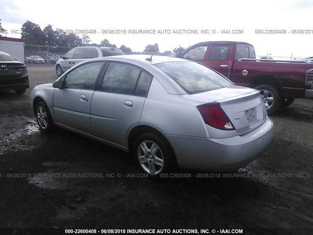 1G8AJ55F57Z156417 - 2007 SATURN ION LEVEL 2 SILVER photo 3