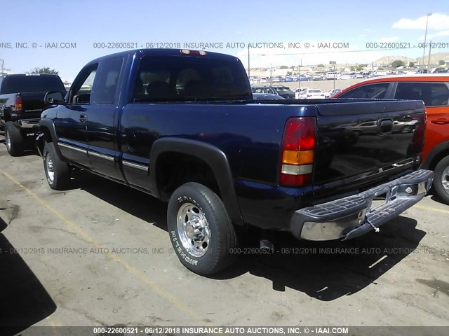 1GCHC29U32Z128629 - 2002 CHEVROLET SILVERADO C2500 HEAVY DUTY Dark Brown photo 3