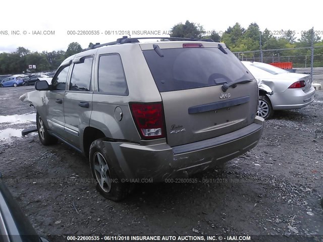1J4HR48N55C691395 - 2005 JEEP GRAND CHEROKEE LAREDO/COLUMBIA/FREEDOM 棕色 照片 3