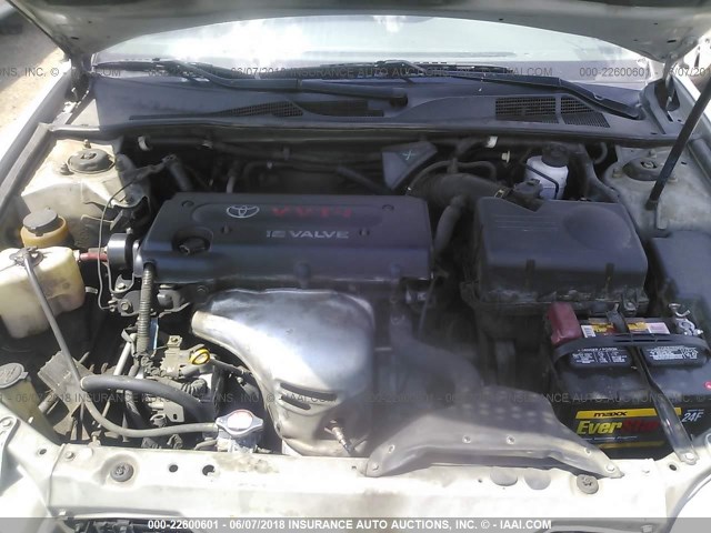 4T1BE32K33U751340 - 2003 TOYOTA CAMRY LE/XLE/SE ვერცხლისფერი ფოტო 10