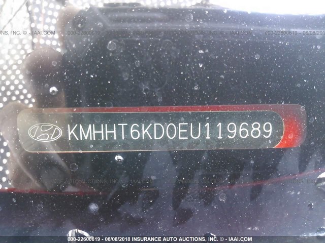 KMHHT6KD0EU119689 - 2014 HYUNDAI GENESIS COUPE 2.0T RED photo 9