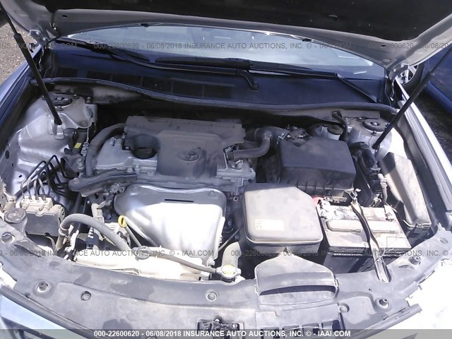 4T1BF1FK1DU664632 - 2013 TOYOTA CAMRY L/SE/LE/XLE 银色 照片 10