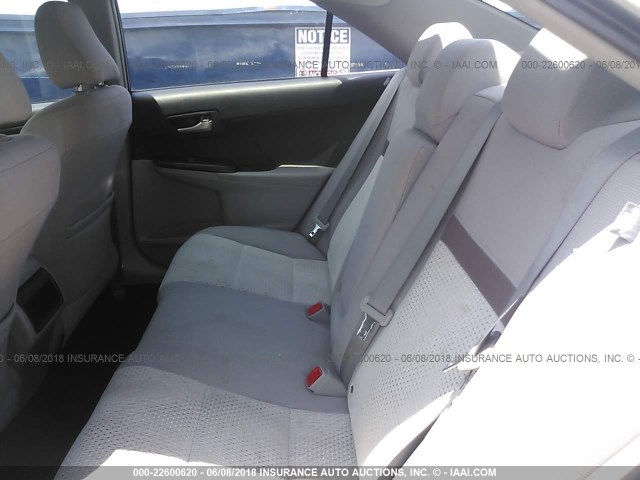 4T1BF1FK1DU664632 - 2013 TOYOTA CAMRY L/SE/LE/XLE 银色 照片 8