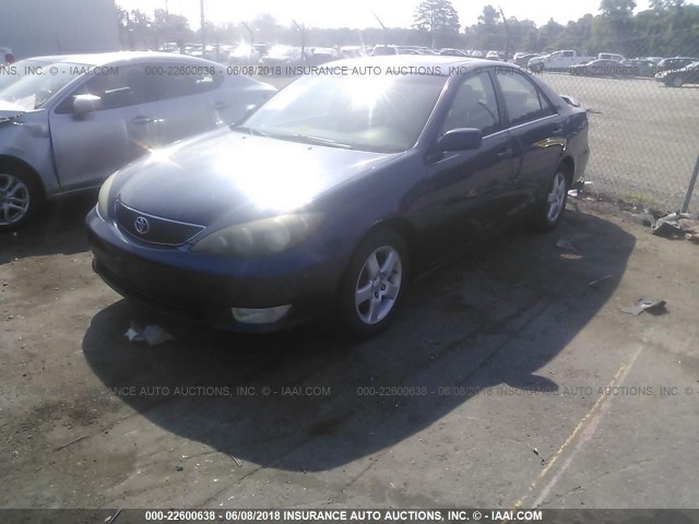 4T1BE32K15U074016 - 2005 TOYOTA CAMRY LE/XLE/SE 蓝色 照片 2