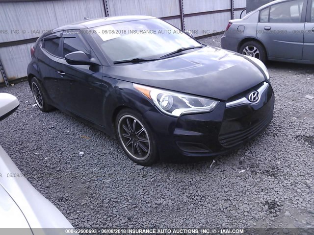 KMHTC6AD4DU142869 - 2013 HYUNDAI VELOSTER BLACK photo 1