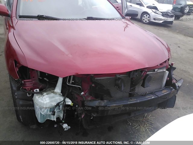 4T1BF3EK5AU102452 - 2010 TOYOTA CAMRY SE/LE/XLE 红色 照片 6