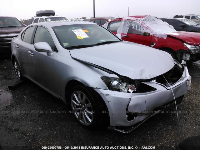 JTHCK262865005081 - 2006 LEXUS IS 250 SILVER photo 1