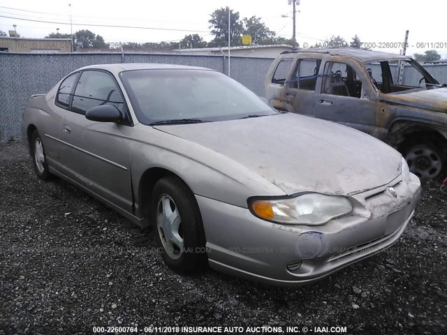 2G1WX15K329355980 - 2002 CHEVROLET MONTE CARLO SS ოქროსფერი ფოტო 1