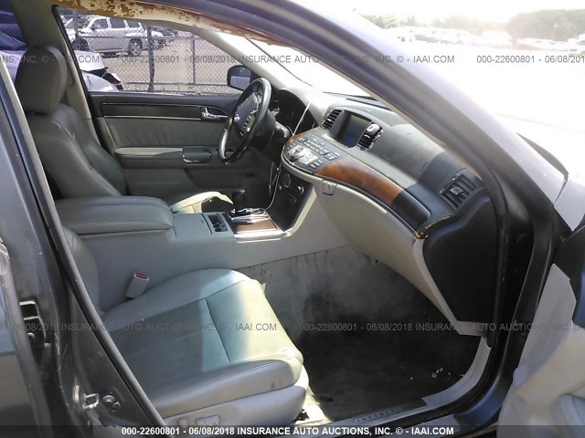 JNKBY01E78M500980 - 2008 INFINITI M45 SPORT BLACK photo 5