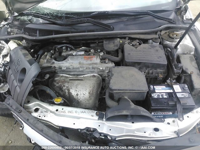 4T1BF3EK6AU580301 - 2010 TOYOTA CAMRY SE/LE/XLE 银色 照片 10