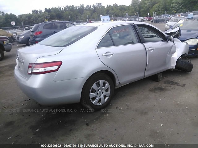 4T1BF3EK6AU580301 - 2010 TOYOTA CAMRY SE/LE/XLE 银色 照片 4