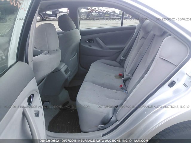 4T1BF3EK6AU580301 - 2010 TOYOTA CAMRY SE/LE/XLE 银色 照片 8
