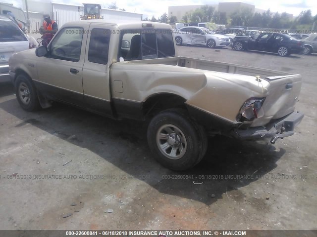 1FTYR14U82PA33124 - 2002 FORD RANGER SUPER CAB GOLD photo 3