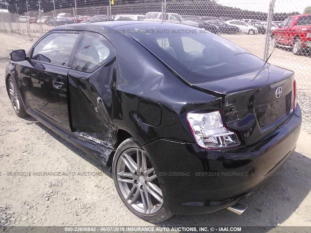 JTKJF5C78B3015865 - 2011 TOYOTA SCION TC 黑色 照片 3