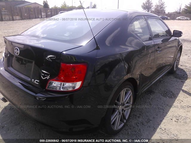 JTKJF5C78B3015865 - 2011 TOYOTA SCION TC 黑色 照片 4