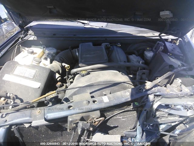 1GNDT13S422488136 - 2002 CHEVROLET TRAILBLAZER  BLUE photo 10