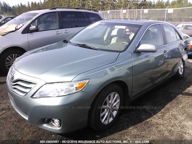 4T1BK3EK8BU629155 - 2011 TOYOTA CAMRY SE/LE/XLE 青绿色 照片 2