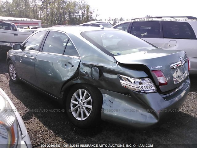 4T1BK3EK8BU629155 - 2011 TOYOTA CAMRY SE/LE/XLE 青绿色 照片 3