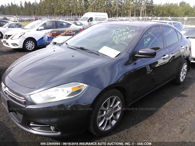 1C3CDFCA8DD153592 - 2013 DODGE DART LIMITED/R/T Navy photo 2