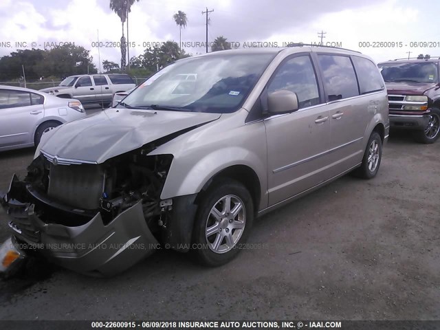2A8HR54149R673958 - 2009 CHRYSLER TOWN & COUNTRY TOURING TAN photo 2