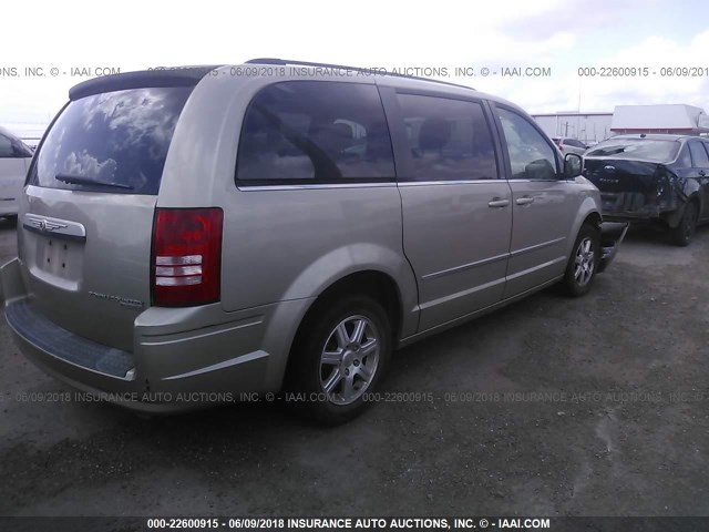2A8HR54149R673958 - 2009 CHRYSLER TOWN & COUNTRY TOURING TAN photo 4