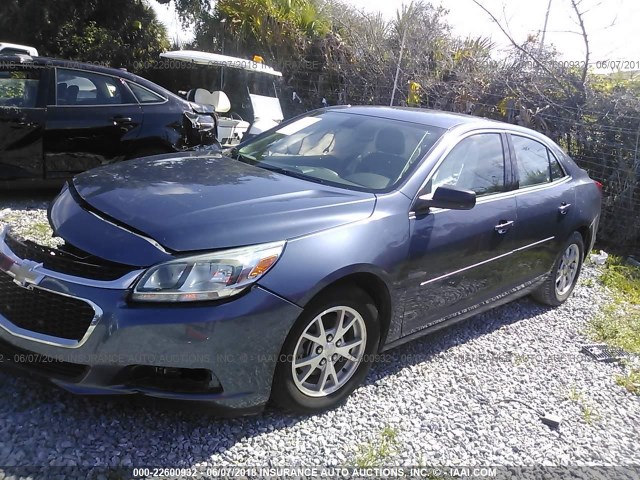 1G11A5SLXEF217557 - 2014 CHEVROLET MALIBU LS Mavi foto 2