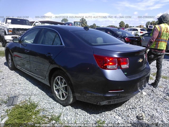 1G11A5SLXEF217557 - 2014 CHEVROLET MALIBU LS Mavi foto 3