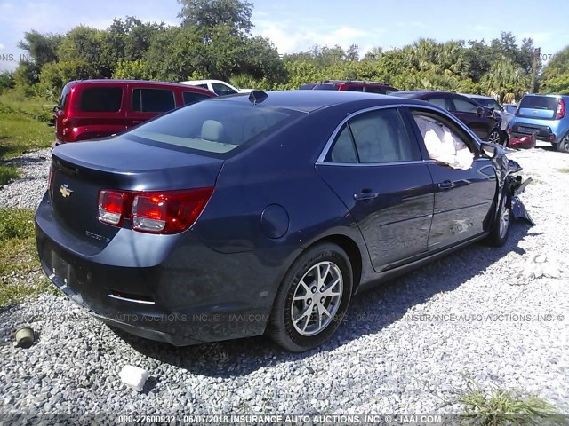 1G11A5SLXEF217557 - 2014 CHEVROLET MALIBU LS Mavi foto 4