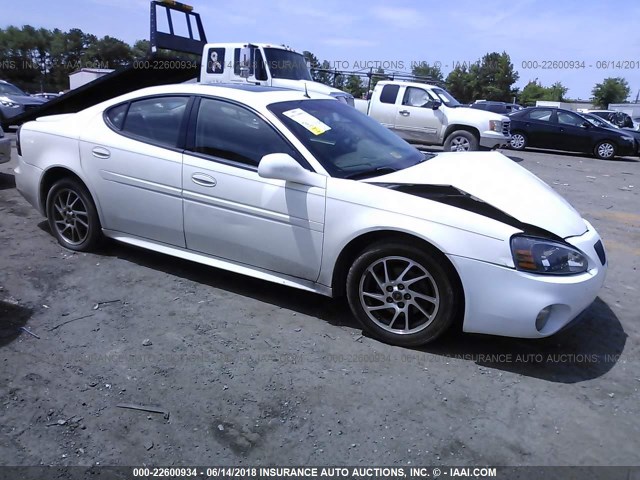 2G2WR524441102154 - 2004 PONTIAC GRAND PRIX GTP WHITE photo 1