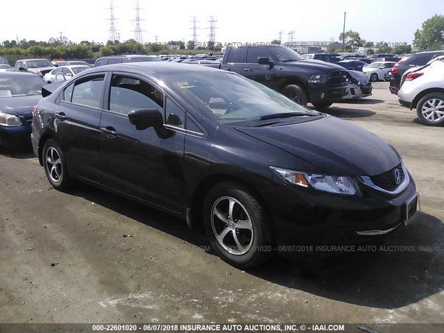 19XFB2F78FE032344 - 2015 HONDA CIVIC SE BLACK photo 1