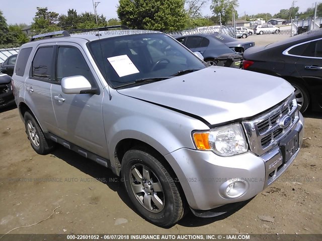 1FMCU9EG7AKC23455 - 2010 FORD ESCAPE LIMITED SILVER photo 1