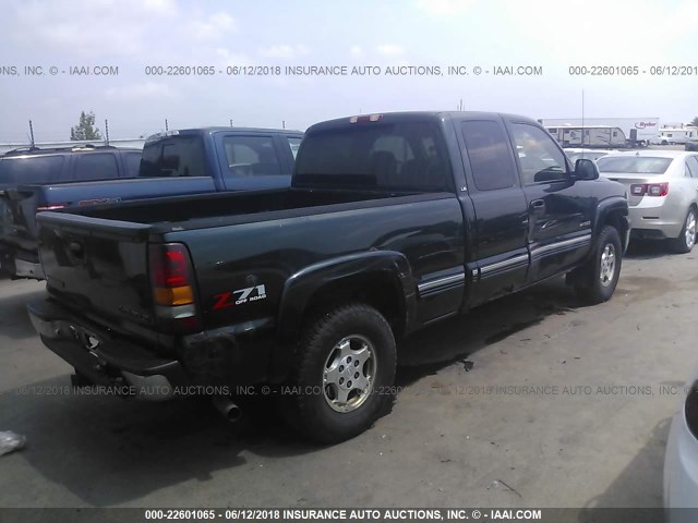 1GCEK19TX1E108486 - 2001 CHEVROLET SILVERADO K1500 GREEN photo 4