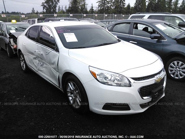 1G11C5SL6FU143870 - 2015 CHEVROLET MALIBU 1LT WHITE photo 1