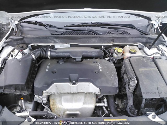 1G11C5SL6FU143870 - 2015 CHEVROLET MALIBU 1LT WHITE photo 10