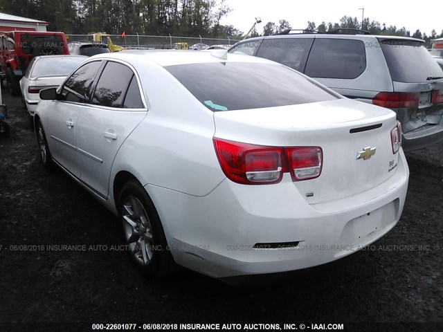 1G11C5SL6FU143870 - 2015 CHEVROLET MALIBU 1LT WHITE photo 3