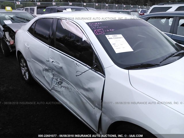 1G11C5SL6FU143870 - 2015 CHEVROLET MALIBU 1LT WHITE photo 6