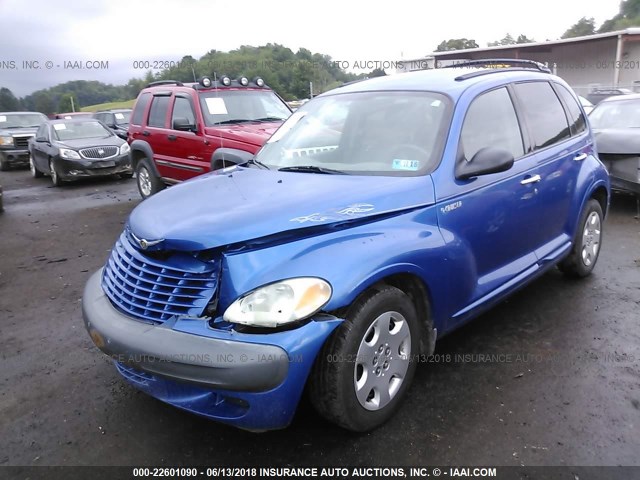 3C4FY48B43T576472 - 2003 CHRYSLER PT CRUISER CLASSIC BLUE photo 2